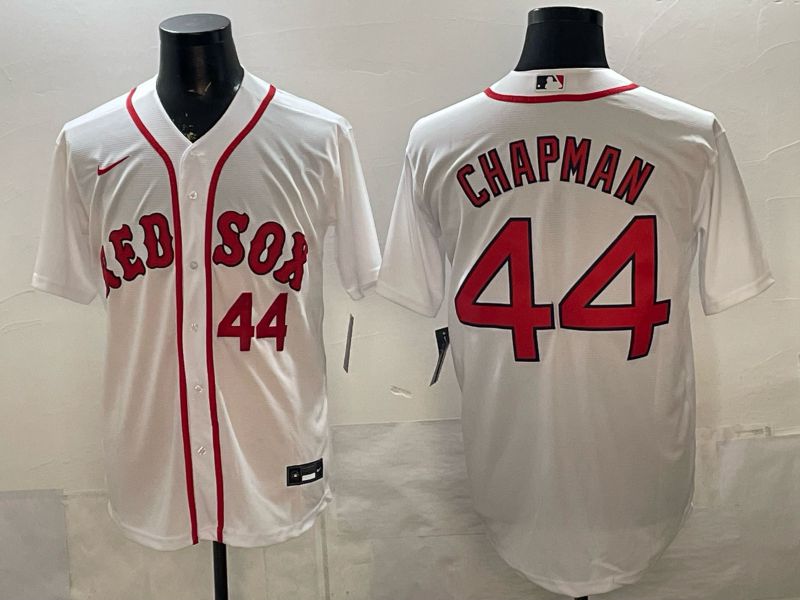 Men 2026 Boston Red Sox #44 Chapman White Game Nike MLB Jersey style 002